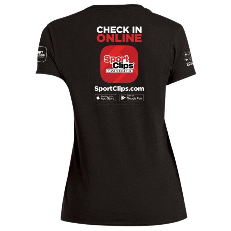 Sport Clips Ladies CheckIn Online Tee