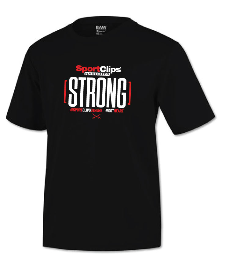 Mens Sport Clips Strong Tee