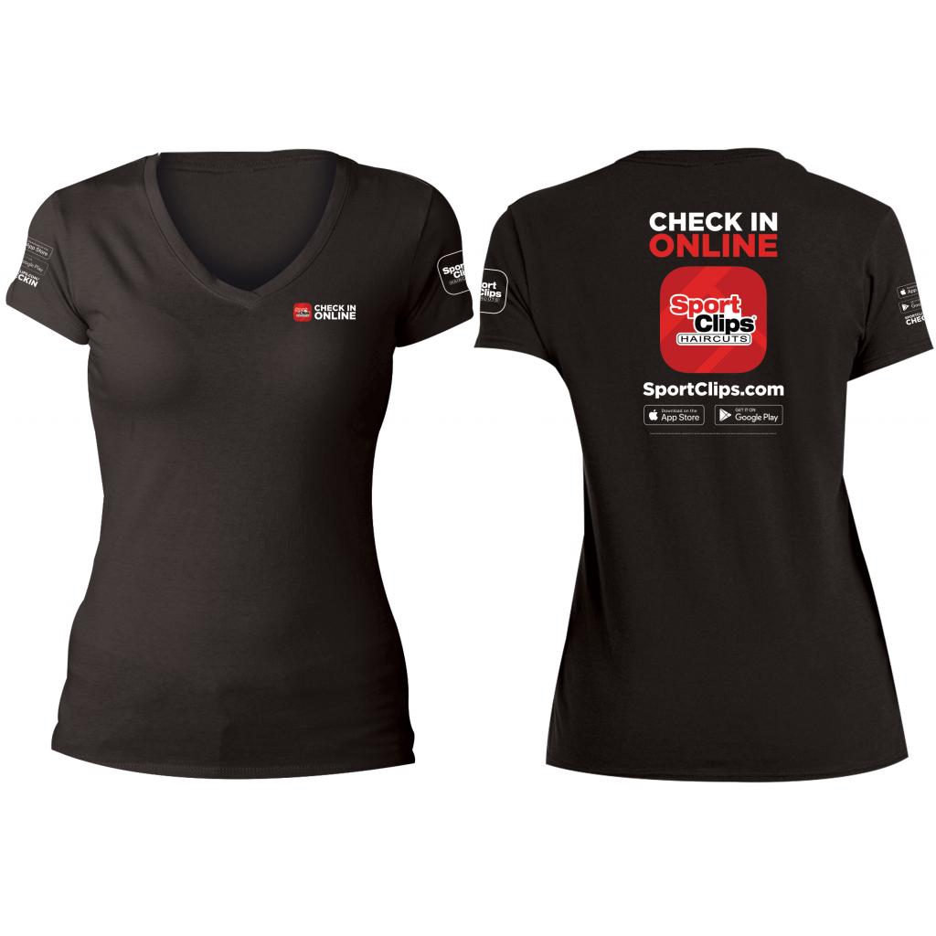 Sport Clips Ladies CheckIn Online Tee